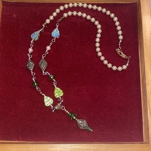 Handmade necklace and earing set